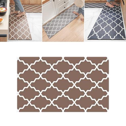 Pvc En Cuir Non-Slip Doux Cuisine Tapis De Bain Tapis Paillasson Tapis Coureur, Facile À Nettoyer Style6 Petit