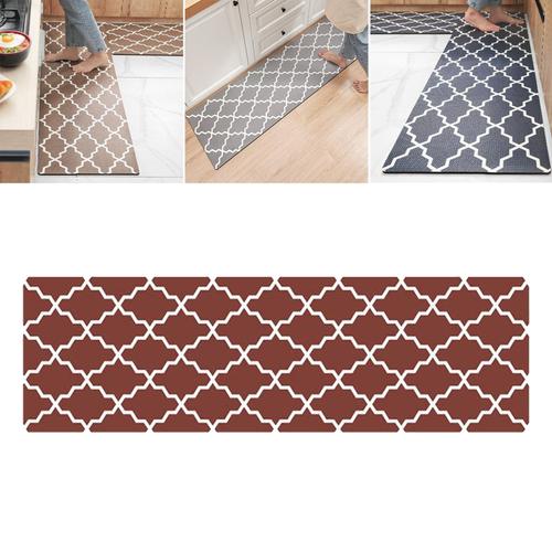 Pvc En Cuir Non-Slip Doux Cuisine Tapis De Bain Tapis Paillasson Tapis Coureur, Facile À Nettoyer Style5 Grand