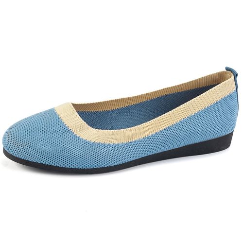 Chaussures Chaussures Plates Respirantes Pour Femmesballerines Pour Damesgrande Tailleprintemps