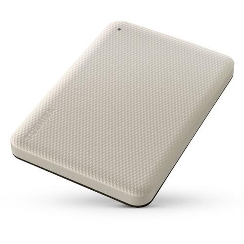 Toshiba Canvio Advance - Disque dur - 4 To - externe (portable) - 2.5" - USB 3.2 Gen 1 - beige clair