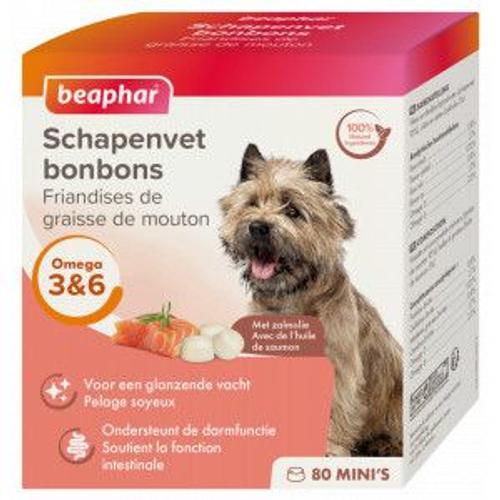 Beaphar Mini-Friandises À La Graisse De Mouton Au Saumon Pour Chien Par 2 Paquets