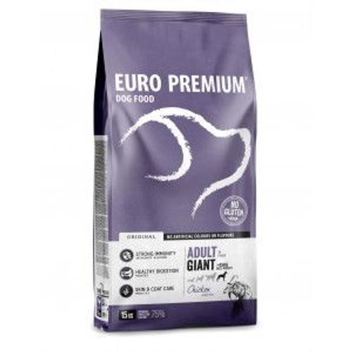 Euro Premium Adult Giant Au Poulet Riz Pour Chien