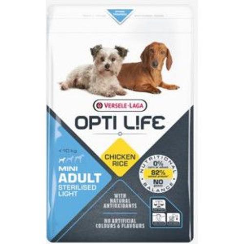 Opti Life Adult Sterilised Light Mini Pour Chien