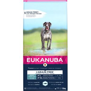 Eukanuba Adult L Xl Sans Céréales Au Poisson De Mer Pour Chien