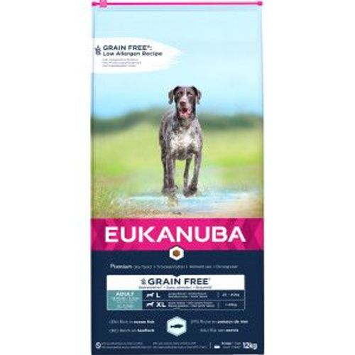 Eukanuba Adult L Xl Sans Céréales Au Poisson De Mer Pour Chien