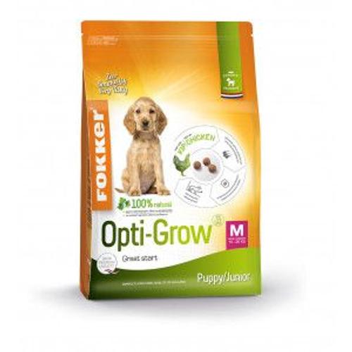 Fokker Opti-Grow M Puppy Junior Pour Chien