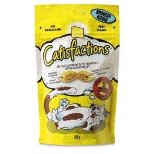 Catisfactions Fromage Friandise Pour Chat 12 X 60g