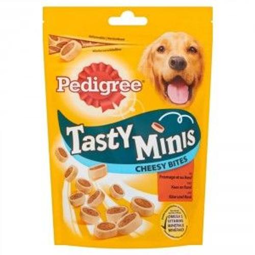 Pedigree Tasty Minis Cheesy Bites Fromage  Boeuf Pour Chien 140 G