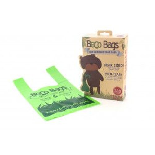 Beco Bags Sacs À Déjections Avec Poignées - 120 Pièces Par 3 Paquets