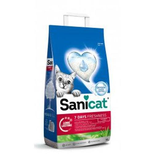 Litière Pour Chat Sanicat Aloe Vera 2 X 4 Litres