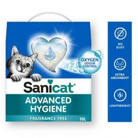 Sanicat Advanced Hygiene Litière 10 Litres