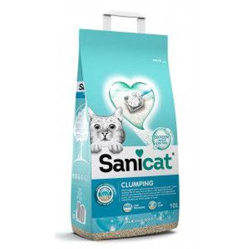 Sanicat Clumping Litière Pour Chat Savon De Marseille 10 Litres