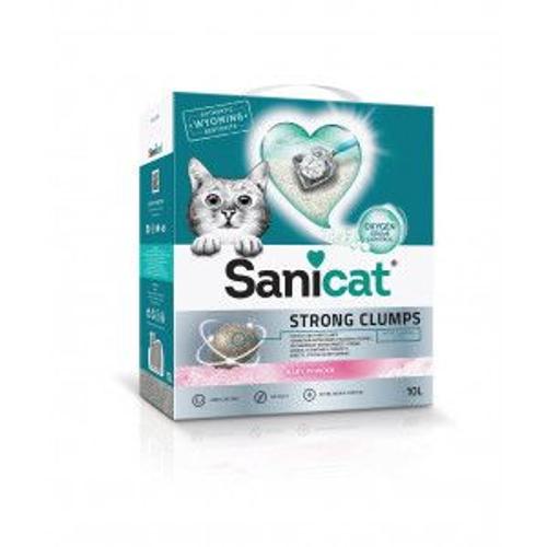 Sanicat Strong Clumps Litière Pour Chat 10 Litres