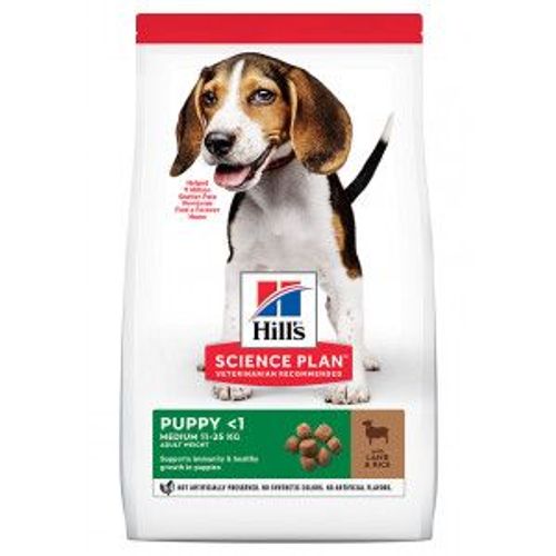 Hillapos S Puppy Medium À Lapos Agneau Et Riz Pour Chiot