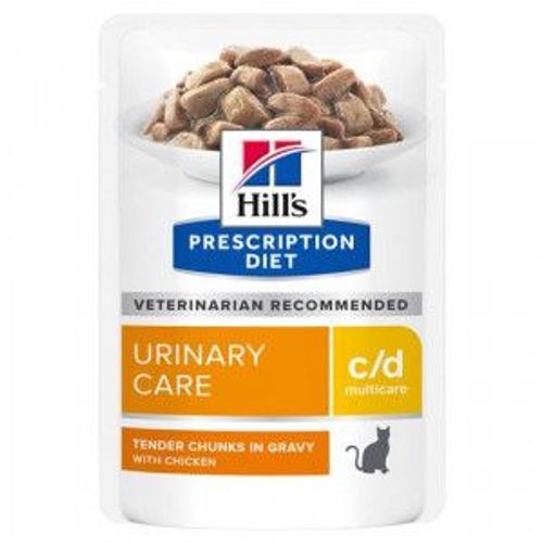 Hillapos, S Prescription Diet C, D Multicare Urinary Care Sachet Repas Au Poulet Pour Chat 12 X 85g
