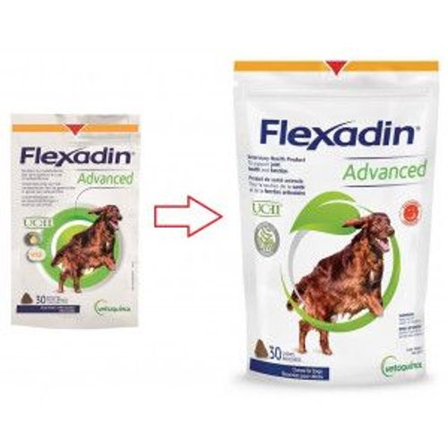 Flexadin Advanced - Complément Alimentaire Pour Chien 30 Comprimés (Avec Serrata)