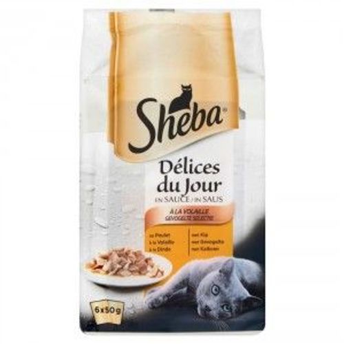 Sheba Délices Du Jour Volaille Pour Chat 12 X 50 G