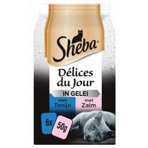 Sheba Délices Du Jour Au Poisson En Gelée Pour Chat (6 X 50 G) Par 2 Unités