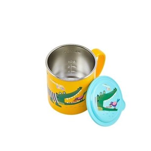 Tasse Enfant Avec Couvercle - Cuitisan - Inox Compatible Au Micro Onde