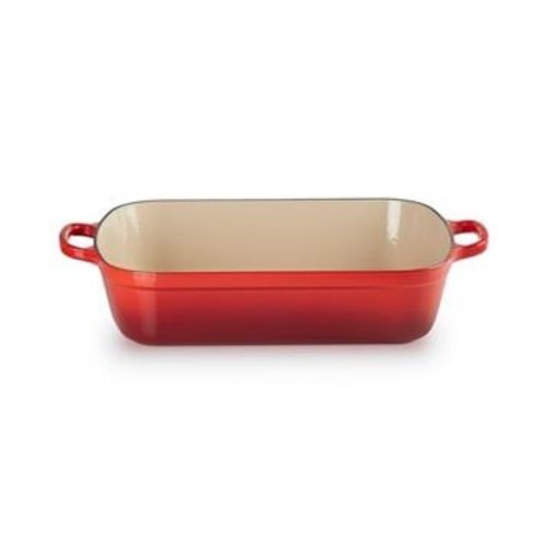 Plat Rectangulaire Fonte Émaillée 37 Cm Cerise Le Creuset