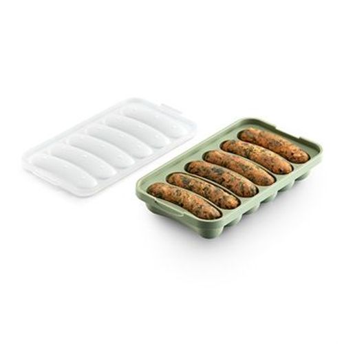 Moule Silicone 6 Saucisses Végétales Veggie Sausage Vert Lekue