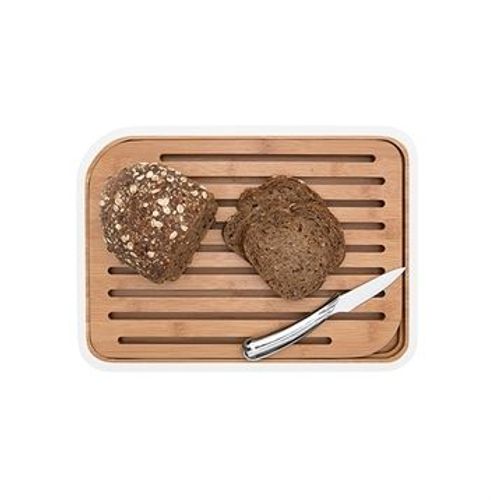 Planche À Pain En Bambou Blanc 35 Cm Pebbly