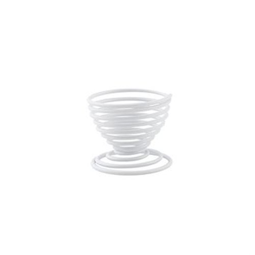 Coquetier Wire Blanc Point Virgule