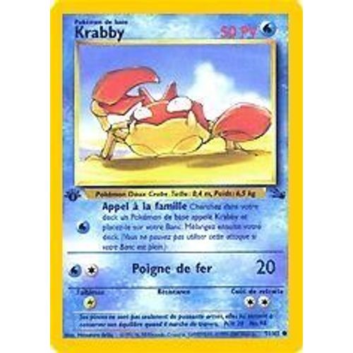 Krabby - Edition Fossil (Vf)