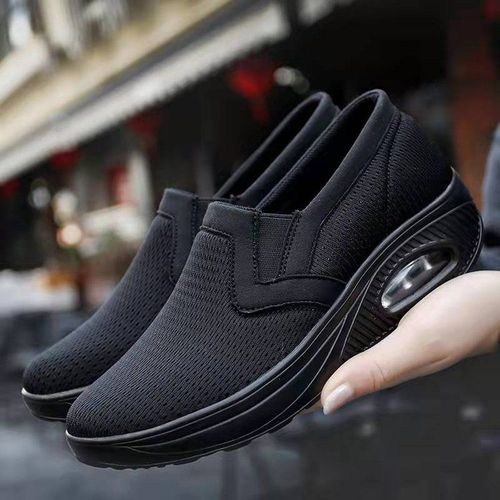 Chaussures De Luxe Légères Et Respirantes Pour Femme Baskets Plateforme Artificiel Astique De Styliste Tissage Volant Nouvelle Mode
