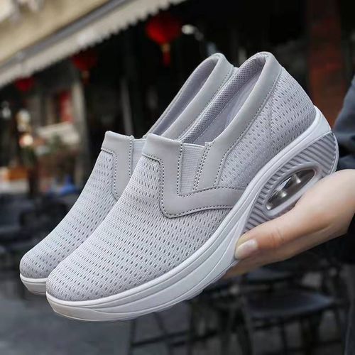 Chaussures De Luxe Légères Et Respirantes Pour Femme Baskets Plateforme Artificiel Astique De Styliste Tissage Volant Nouvelle Mode
