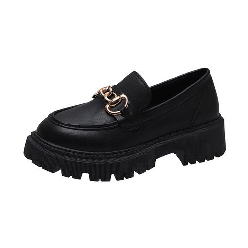 Chaussures Mocassins Ronds Talons En Métal Pour Femmechaussures Plates La Modemary Janesoxfords Décontractés