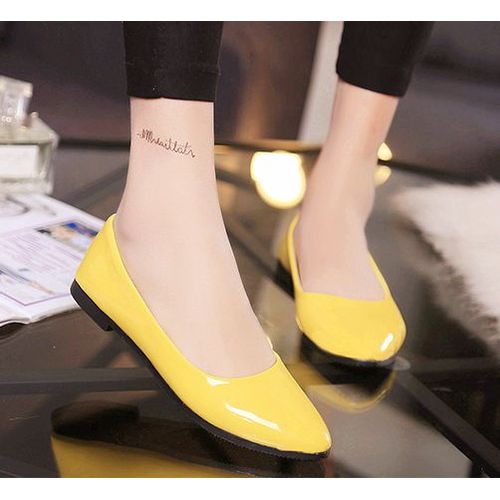 Mocassins En Cuir Verni Pour Femmes,Chaussures Plates À Enfiler,Chaussures Peu Profondes,Grande Taille 35-42