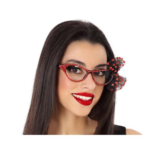 Lunettes Rouge Vif Avec Lazo
