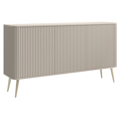 Buffet 3 Portes Grège 163 Cm