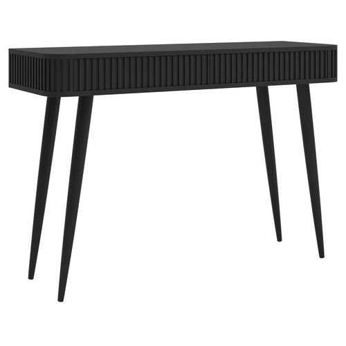 Coiffeuse Avec 2 Tiroirs Noir 113 Cm