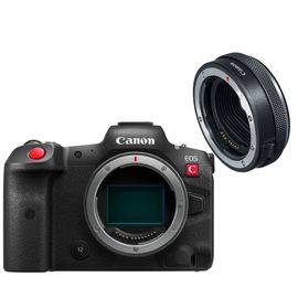 Canon EOS R5C + adaptateur de montage avec bague de contrôle EF-EOS R