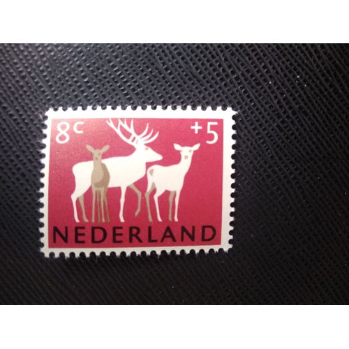 Timbre Pays Bas Yt 793 Cerf Élaphe (Cervus Elaphus) 1964 ( 050806 )