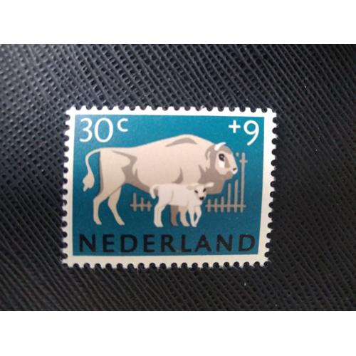 Timbre Pays Bas Yt 798 Bison (Bison Bonasus) 1964 ( 050806 )