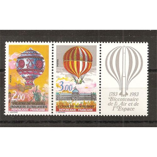 2262a (1983) Bicentenaire De L' Air Et De L' Espace N** (Cote 3e) (5469)