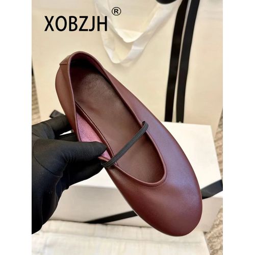 Chaussures Ballerines Mary Janes En Cuir Pour Femmeschaussures Confortablesballerines De Luxenoirhaute Qualitédesigner