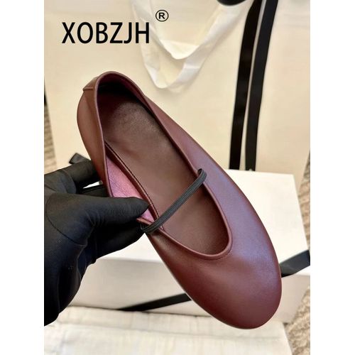 Chaussures Ballerines En Cuir De Luxe Pour Femmeschaussures De Designerballerines Mary Janes Noiresconfortableshaute Qualité