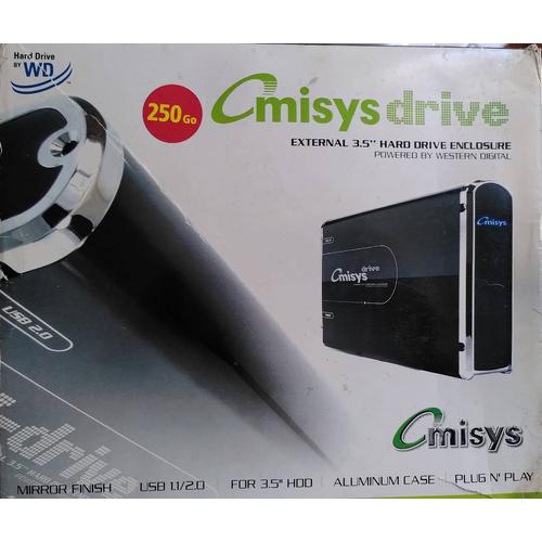 Omisys drive 350 USB - Disque dur - 250 Go - externe (de bureau) - USB 2.0 - 7200 tours/min - mémoire tampon : 8 Mo - rouge brillant