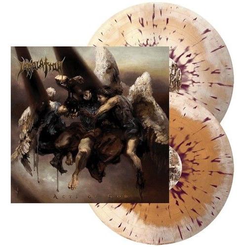 Immolation - Acts Of God - Bone & Beer W/ Violet Splatter [Vinyl] Black, Gatefol