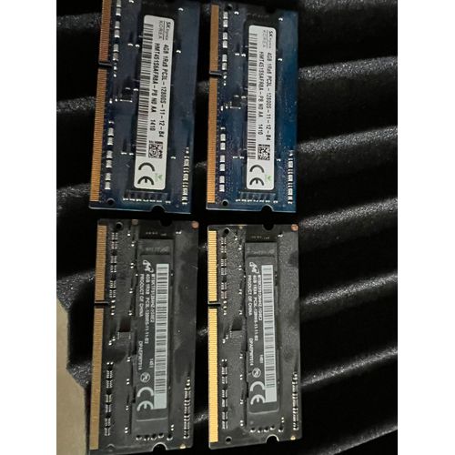 4X4GB de RAM PC3L compatible MAC soit 16GB.