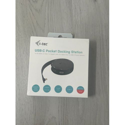 I-tec Usb-c Pocket Dock 4k Hdmi Or Vga With Pd
