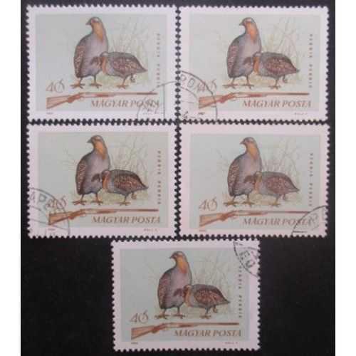 Hongrie N°1692 X 5 Oblitéré