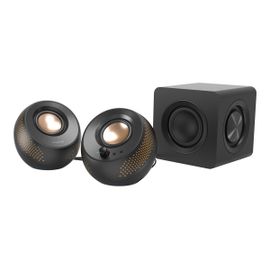 Creative Pebble X Plus - Enceinte sans fil Bluetooth - Noir