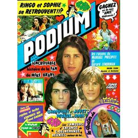 Podium 16 06.1973 Cloclo/Delagrange/Brant/Stone Charden/Lenorman/C Jerome/Clerc/Juvet/Chamfort/Lenorman/Sheila/Ringo/Boutier/Osmonds