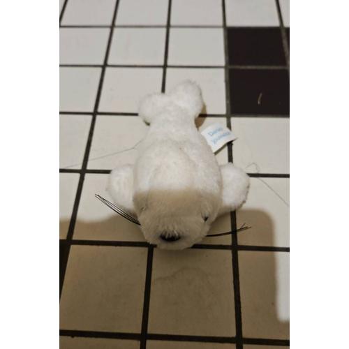 Wwf - Peluche Bébé Phoque - Douce Et Souple - Couleur Crème - Normes Ce - Hauteur 24 Cm