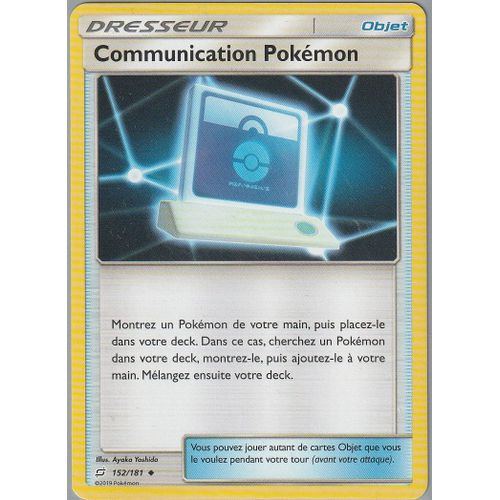 Carte Pokémon - Communication Pokémon - 152/181 - Sl9 Duo De Choc
